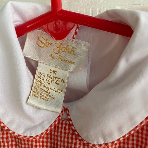 Sir John by Rosalina smocked Jon Jon - Picture 3 of 4